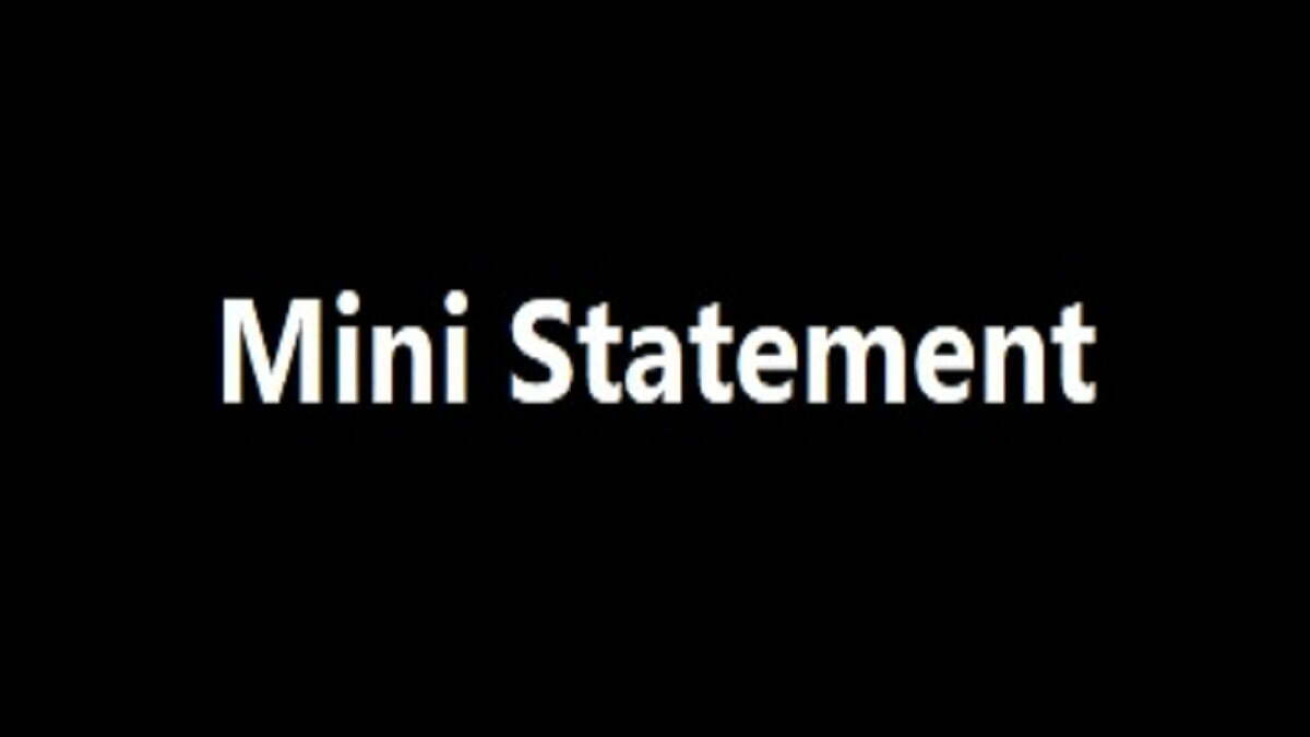 SBI Mini Statement, Get SBI Mini Statement by Missed Call, SMS, mPassbook